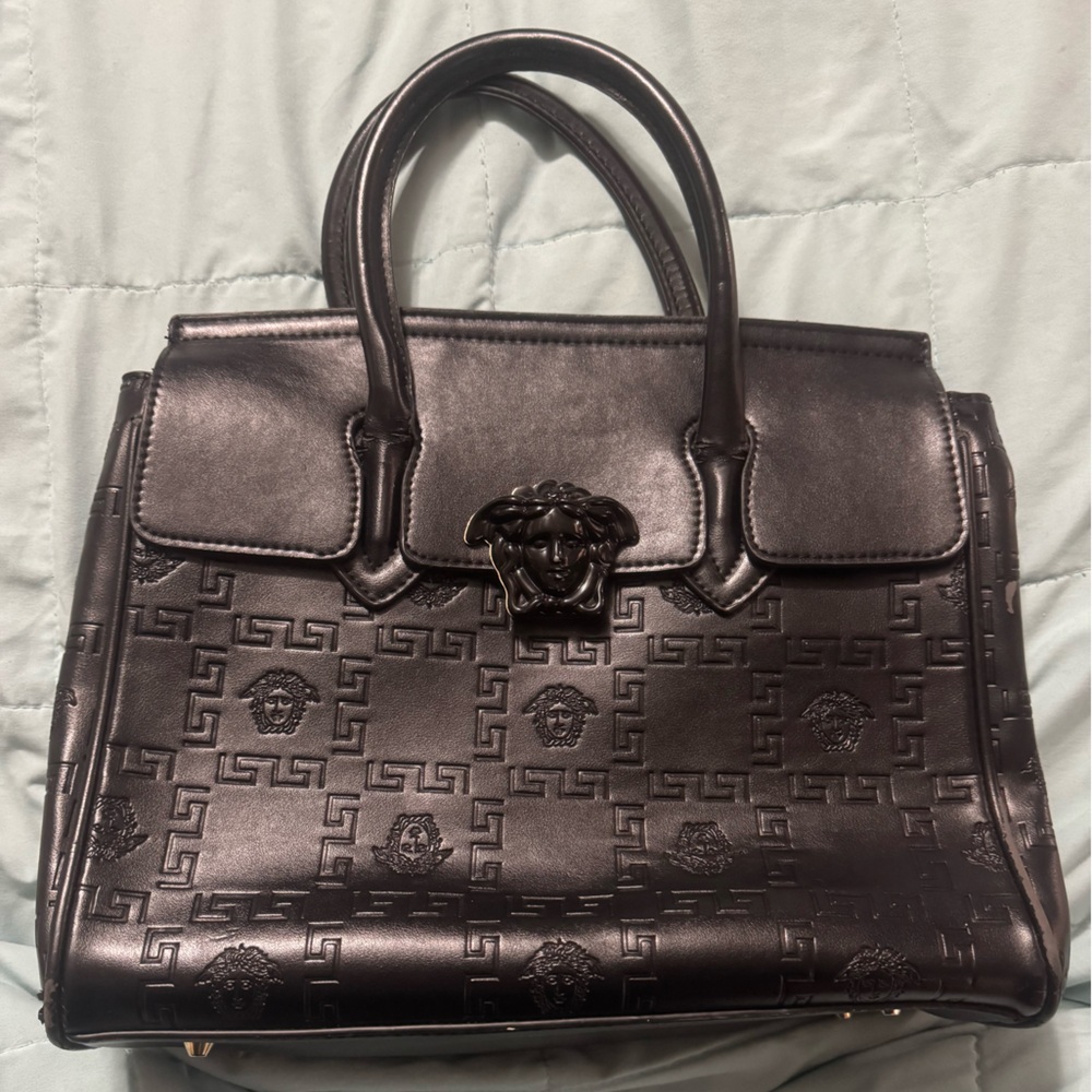 Black Medusa Handbag
